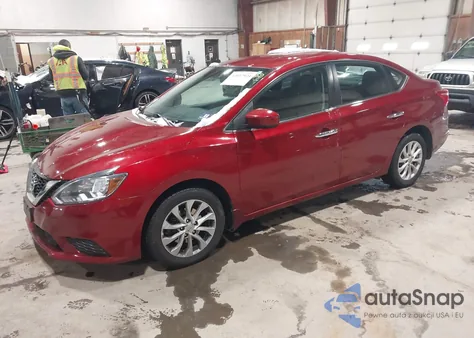 2019 Nissan Sentra Sv z USA, uszkodzony, nr VIN 3N1AB7AP8KY356856